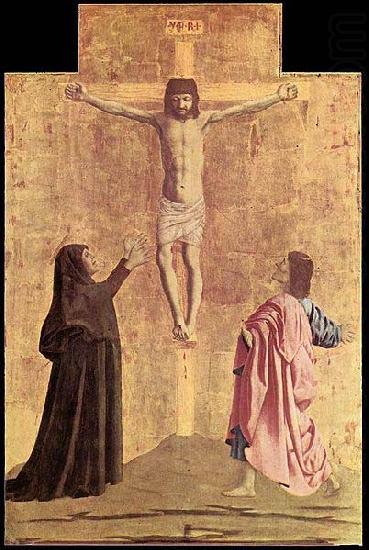 Piero della Francesca Polyptych of the Misericordia: Crucifixion china oil painting image